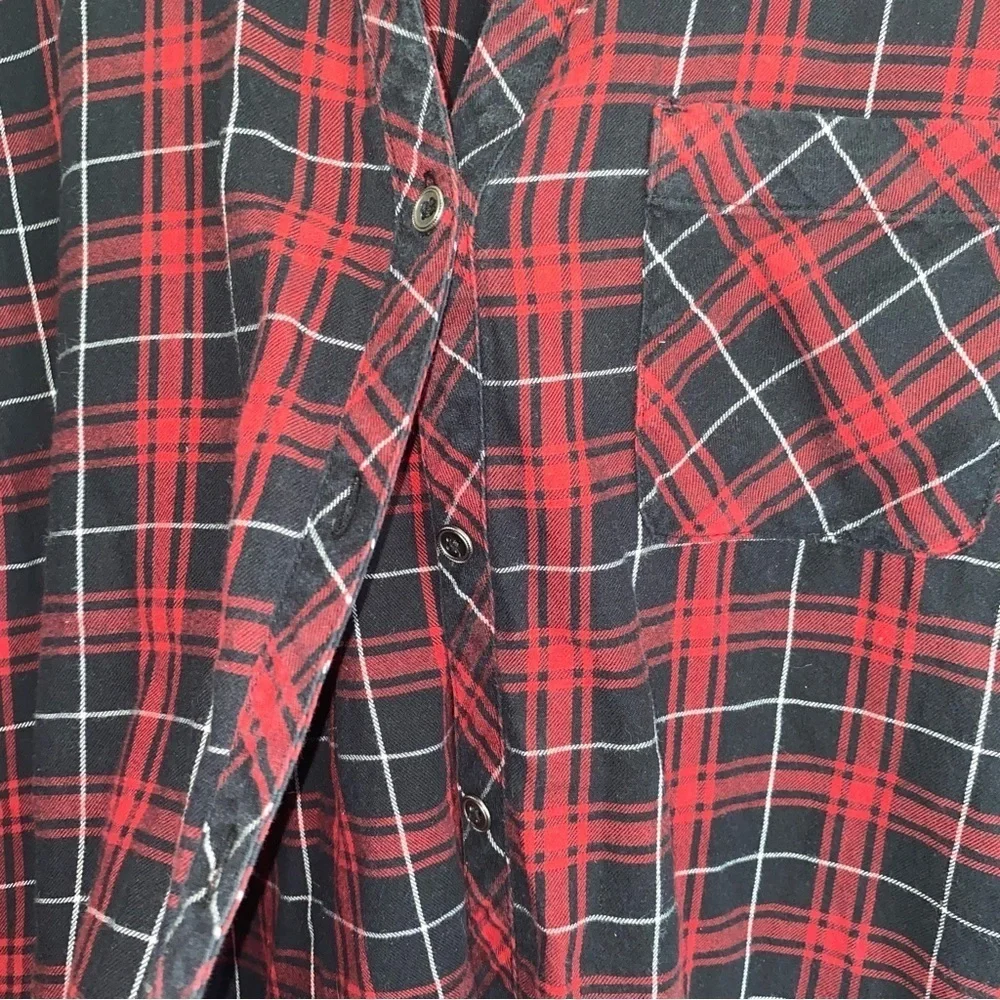 J. Jill Plaid Button Down Tunic - Picture 4 of 7